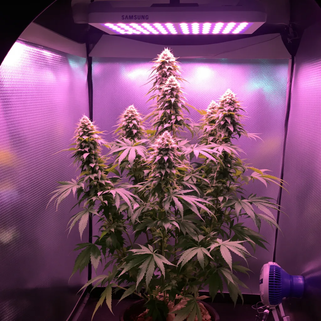 Jean Guy cannabis plant in flowering stage — 120-180 cm feminised
