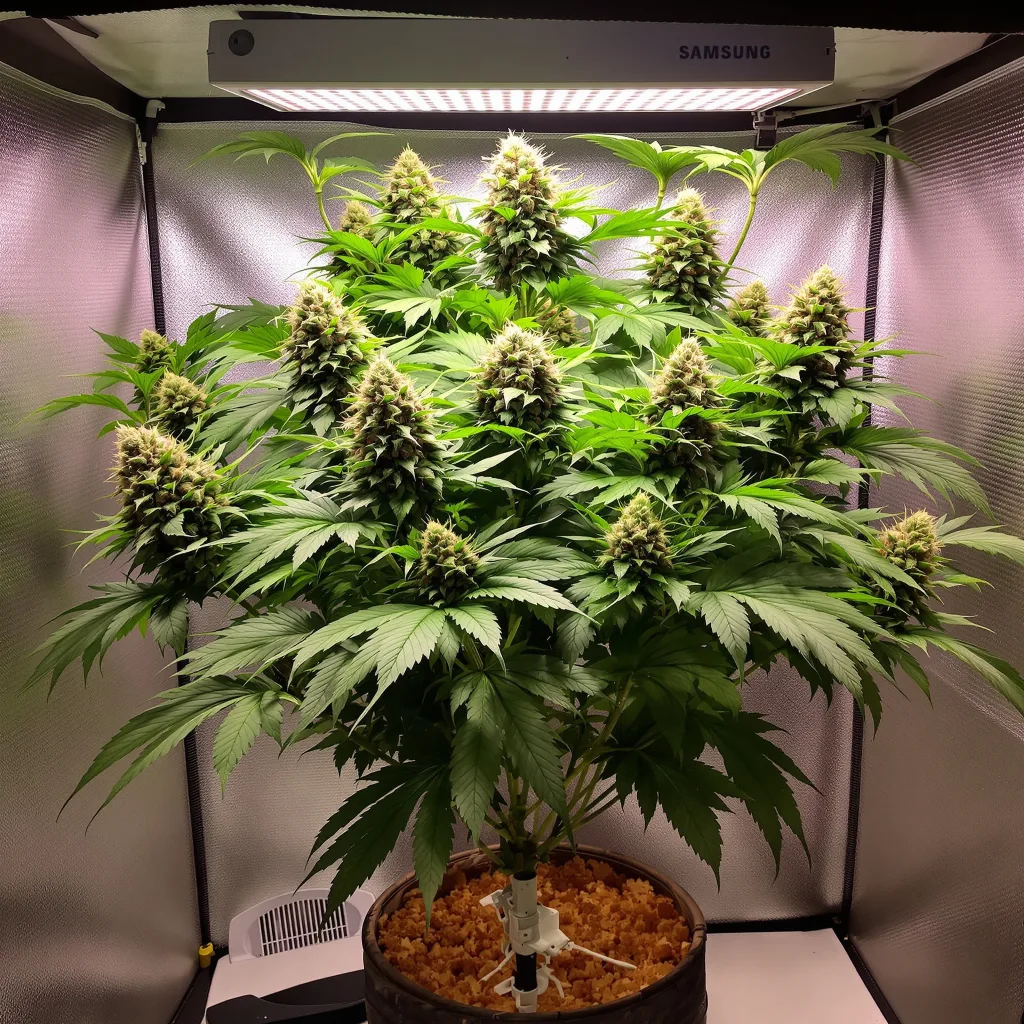 Jelly Roll cannabis plant in flowering stage — 152-244 cm feminised