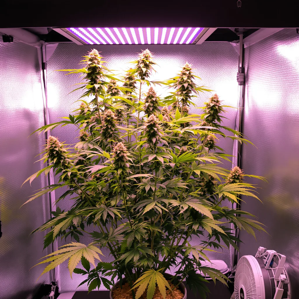 Jesus OG cannabis plant in flowering stage — 150-200 cm feminised