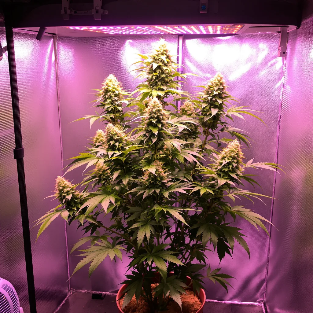 Jillybean cannabis plant in flowering stage — 120-180 cm feminised