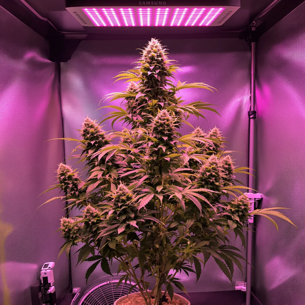 Juicy Fruit cannabis plant in flowering stage — 120-180 cm feminised