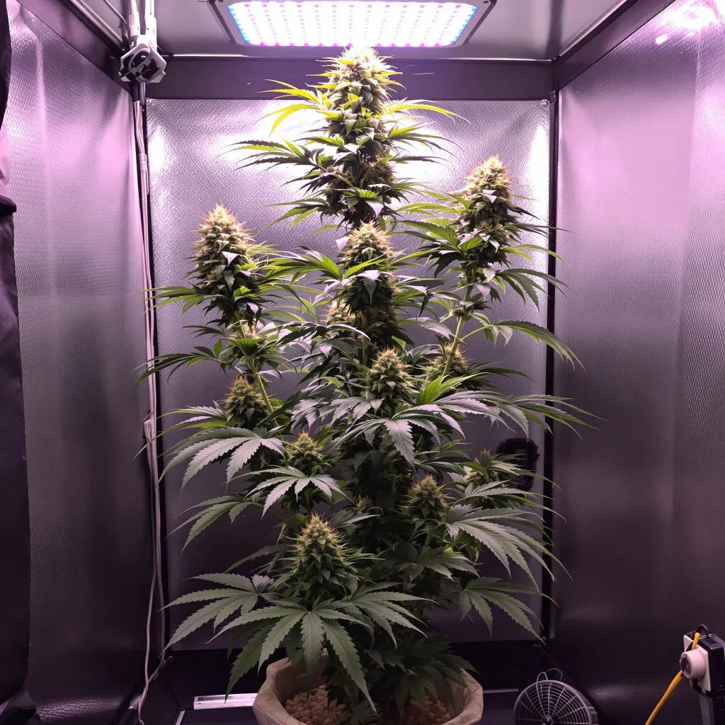 Kali Dog cannabis plant in flowering stage — 60-100 cm autoflower