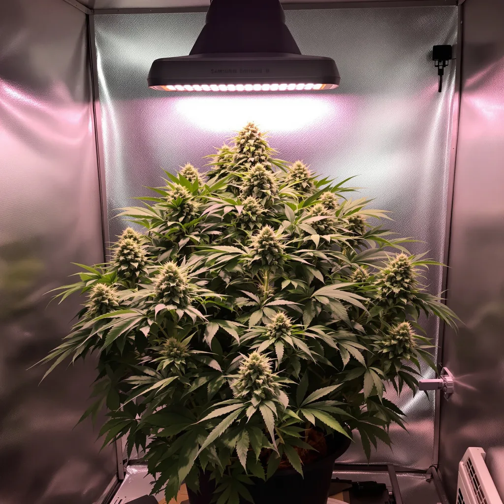 Katsu Bubba Kush cannabis plant in flowering stage — 90-130 cm feminised