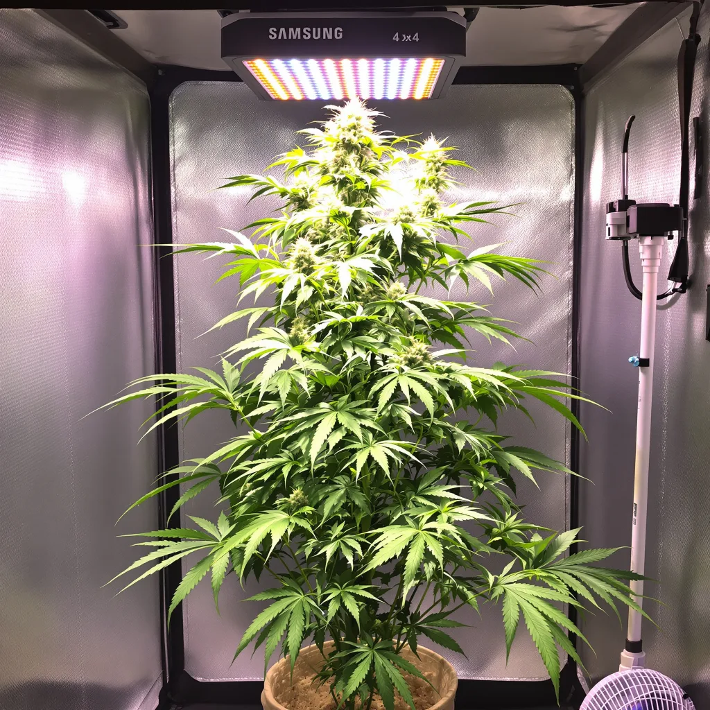 Key Lime Pie cannabis plant in flowering stage — 150-200 cm feminised