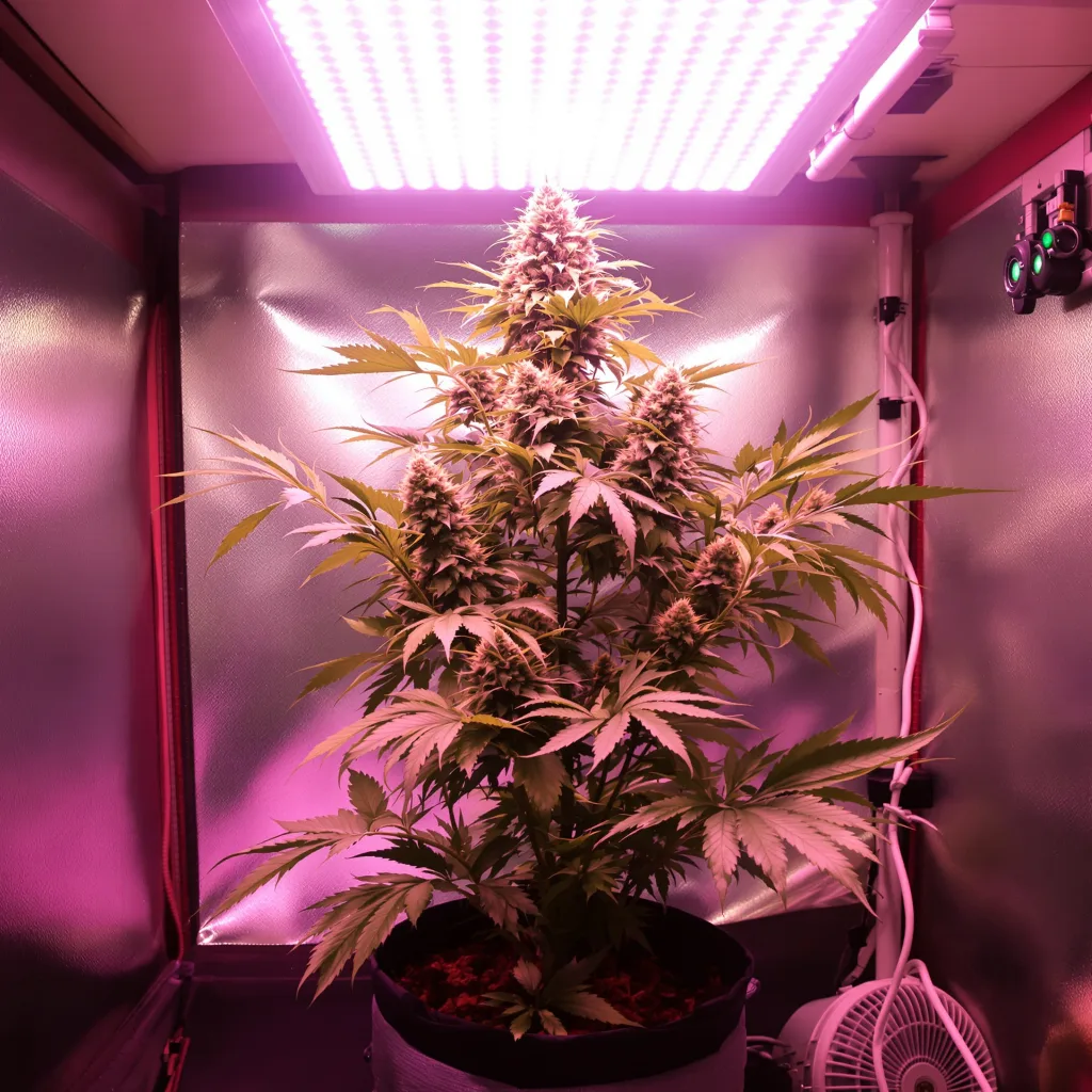 Khufu cannabis plant in flowering stage — 90-130 cm feminised