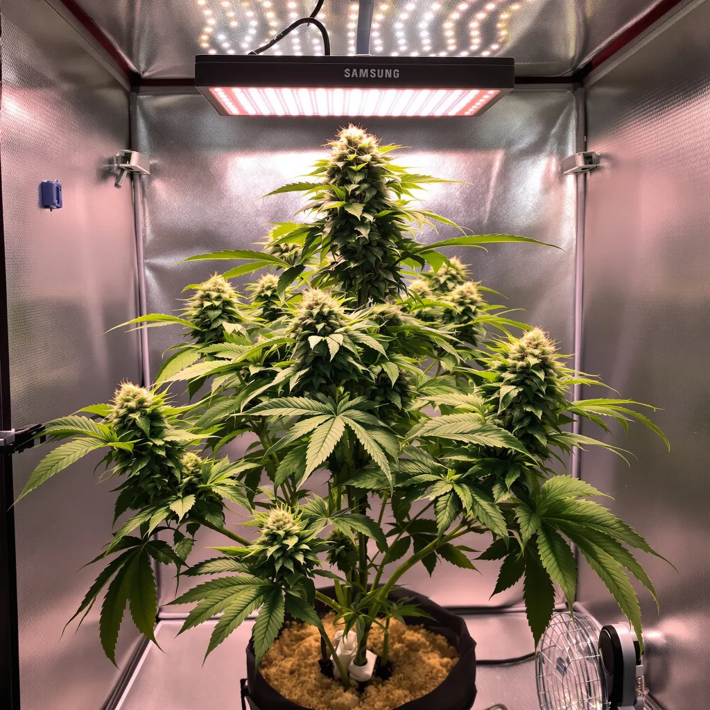 King Kong cannabis plant in flowering stage — 90-130 cm feminised