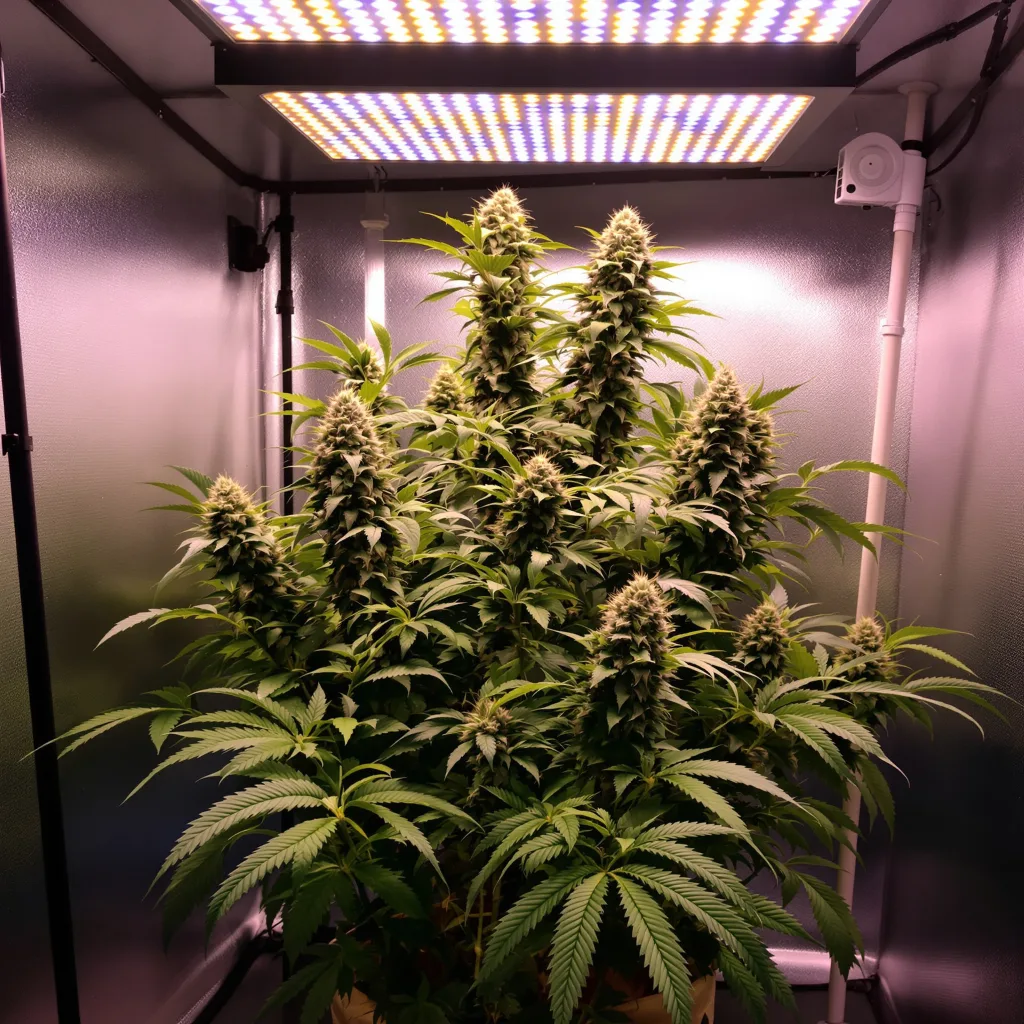 King Louis XIII cannabis plant in flowering stage — 90-130 cm feminised