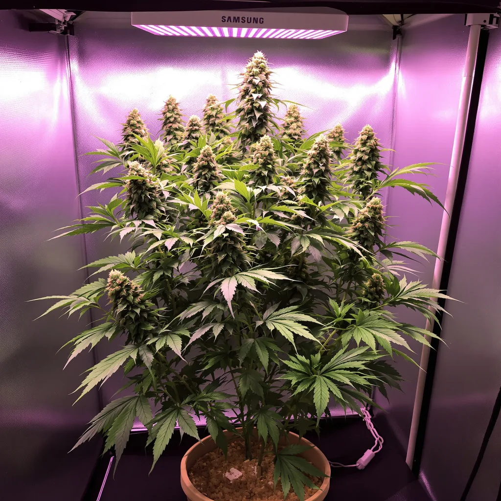 King’s Kush cannabis plant in flowering stage — 90-130 cm feminised