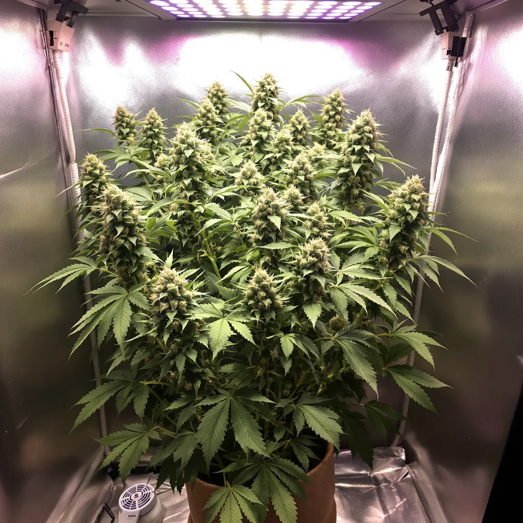 Kobain Kush cannabis plant in flowering stage — 120-180 cm feminised