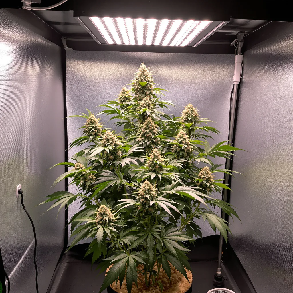 Kushberry cannabis plant in flowering stage — 90-130 cm feminised