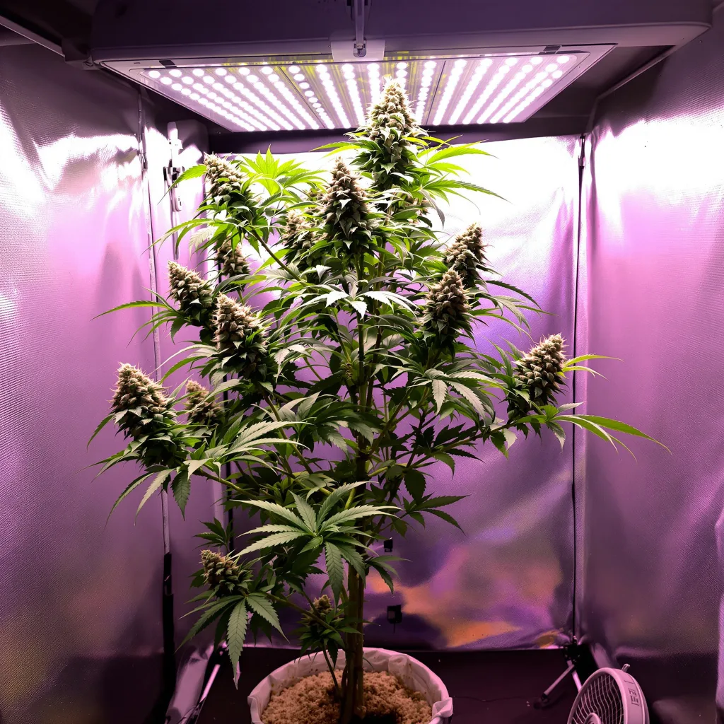 LA Jack cannabis plant in flowering stage — 120-180 cm feminised