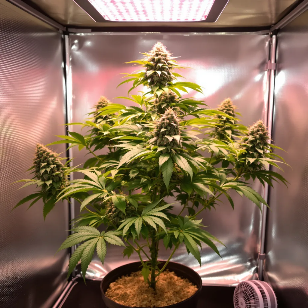 LA Ultra cannabis plant in flowering stage — 60-100 cm autoflower