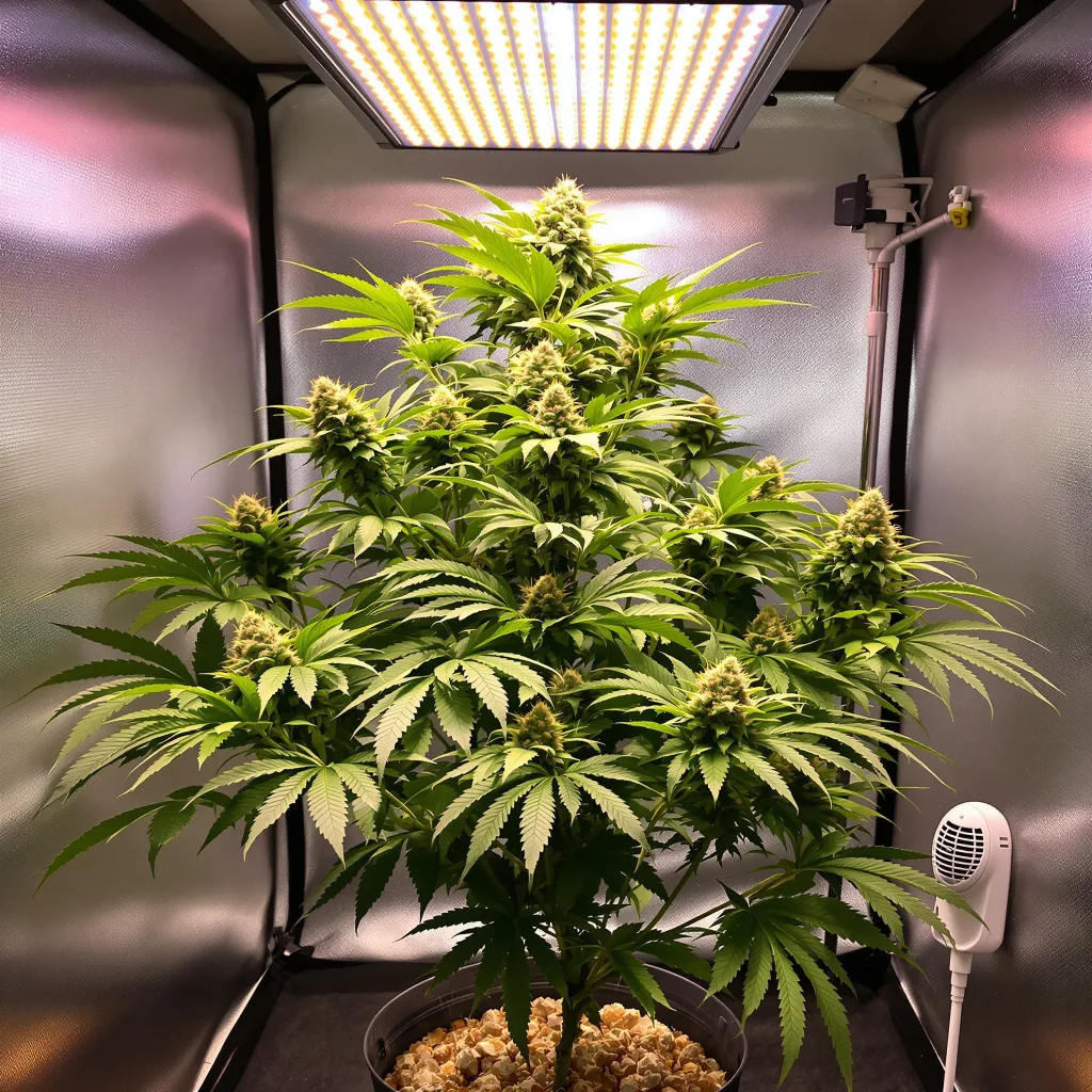 Ladyburn 1974 cannabis plant in flowering stage — 90-130 cm feminised