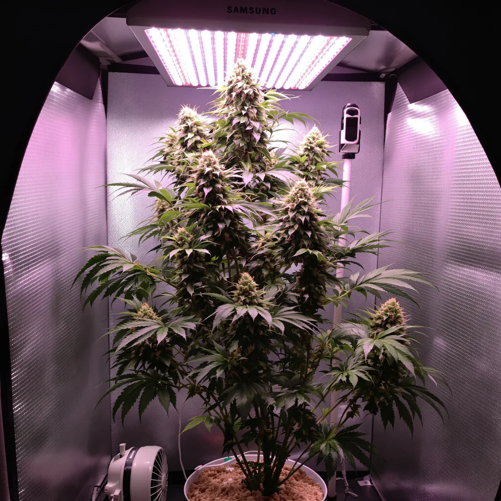 Lamb's Bread cannabis plant in flowering stage — 150-200 cm feminised