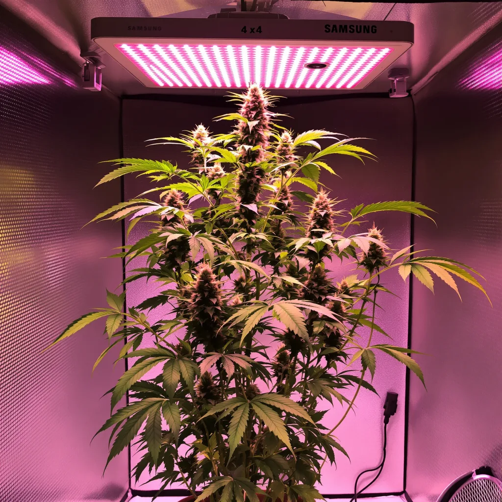 Lambo cannabis plant in flowering stage — 150-200 cm feminised