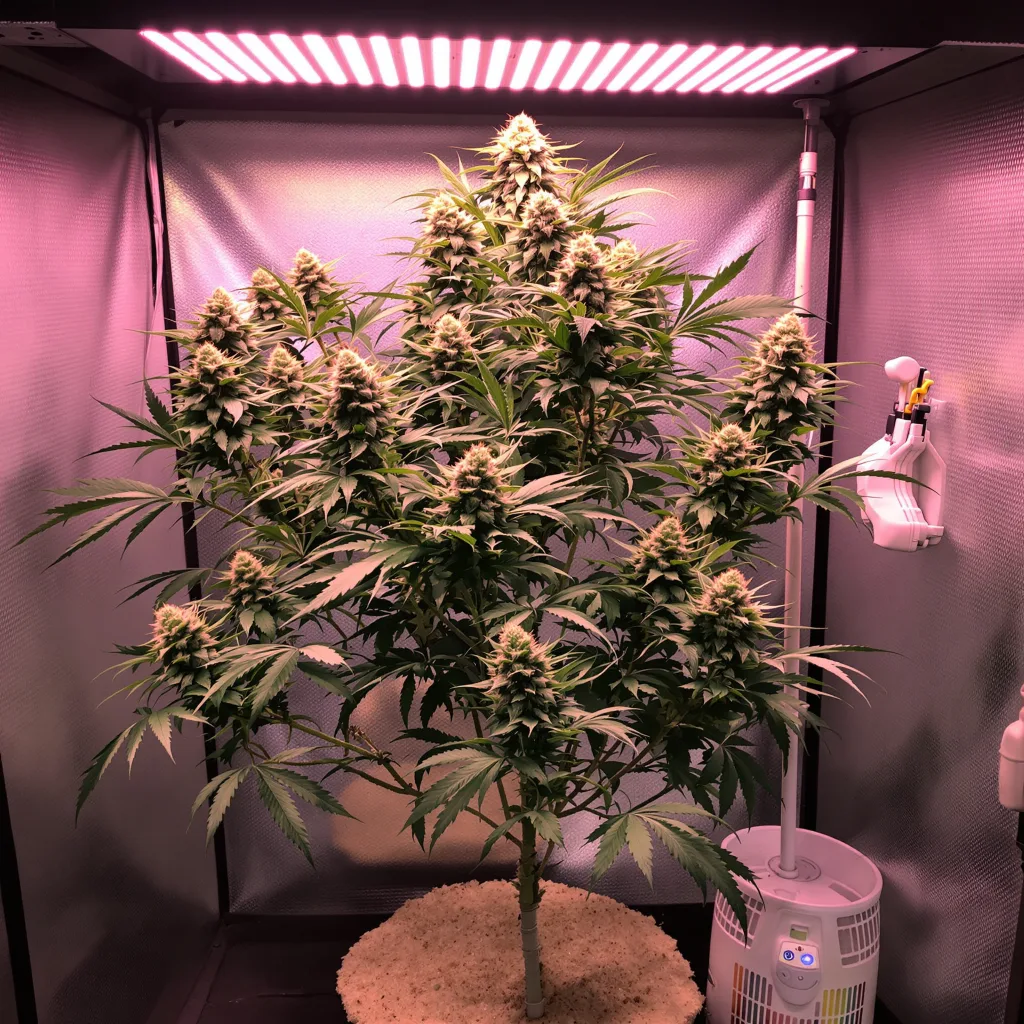 Lamborghini cannabis plant in flowering stage — 120-180 cm feminised