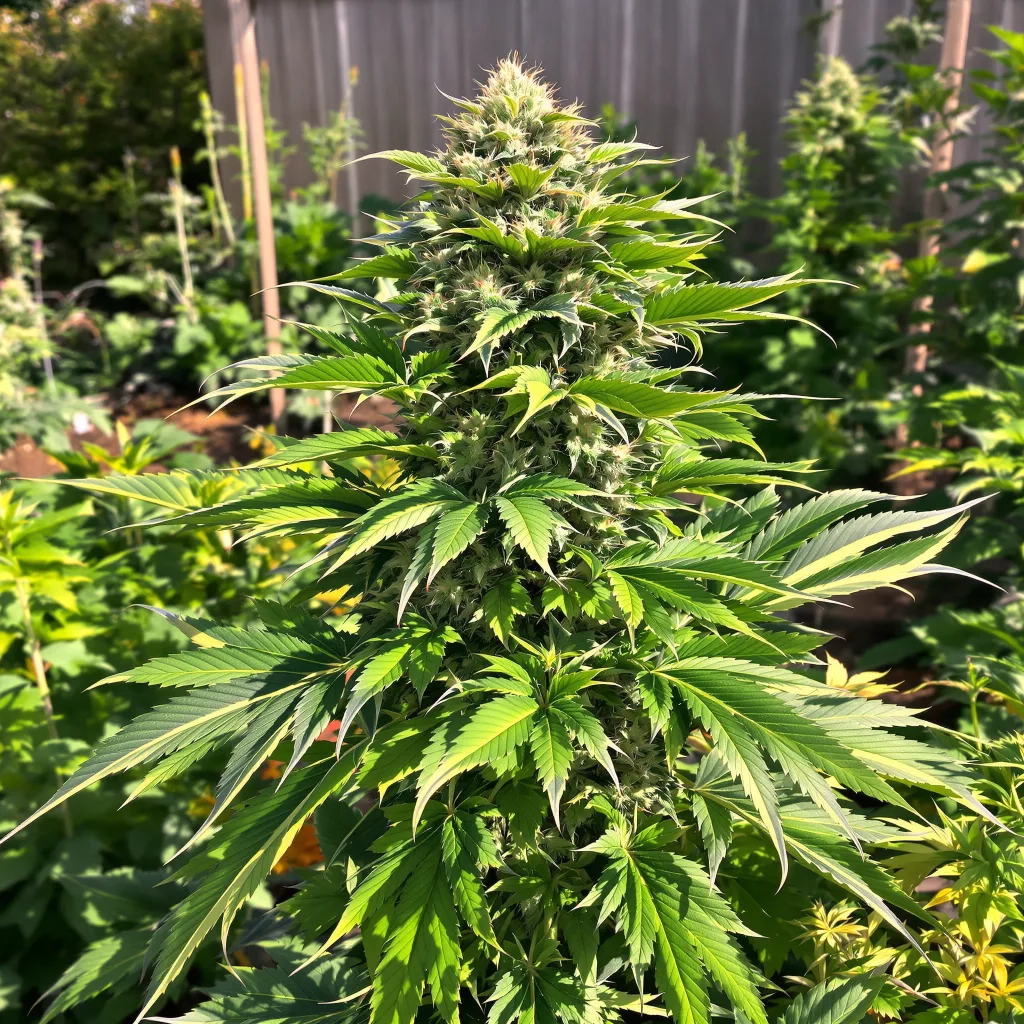 Lavender Jones 70% indica / 30% sativa flower with visible trichomes