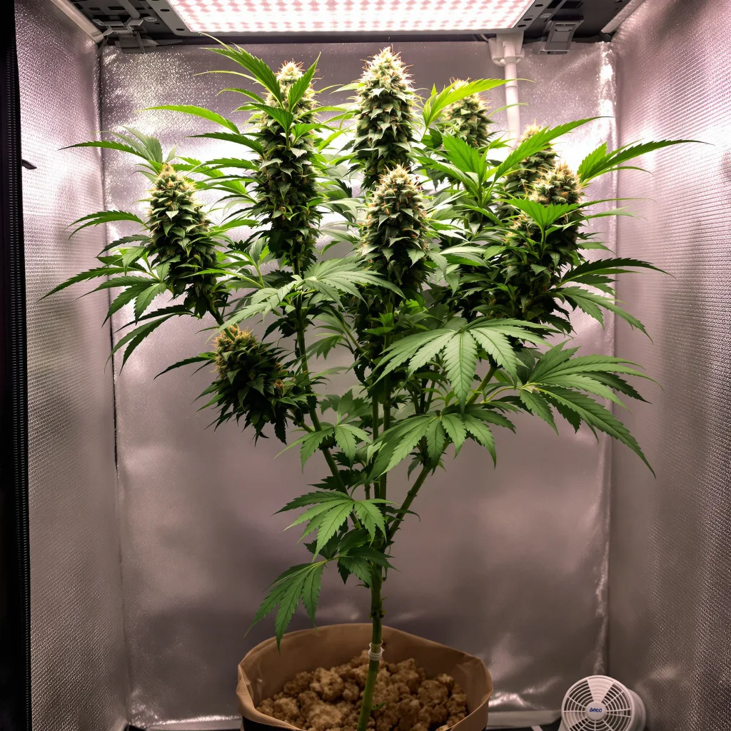 Le Silver Royale cannabis plant in flowering stage — 120-180 cm feminised