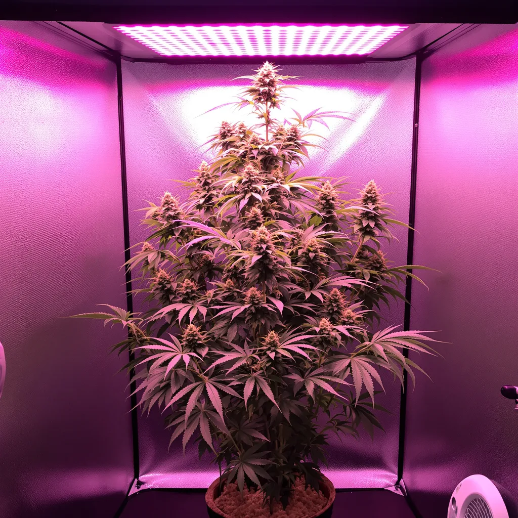 Lemon G cannabis plant in flowering stage — 150-200 cm feminised