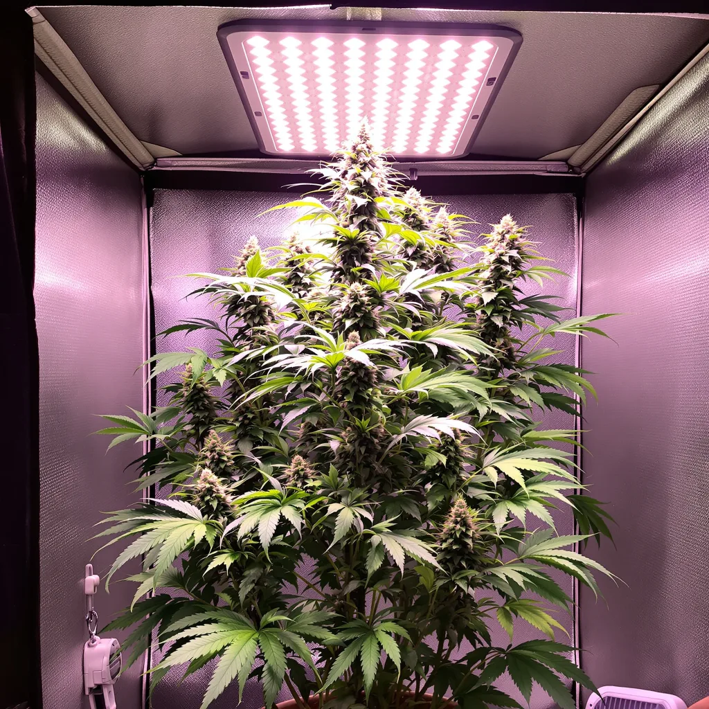 Lemon Jack cannabis plant in flowering stage — 150-200 cm feminised