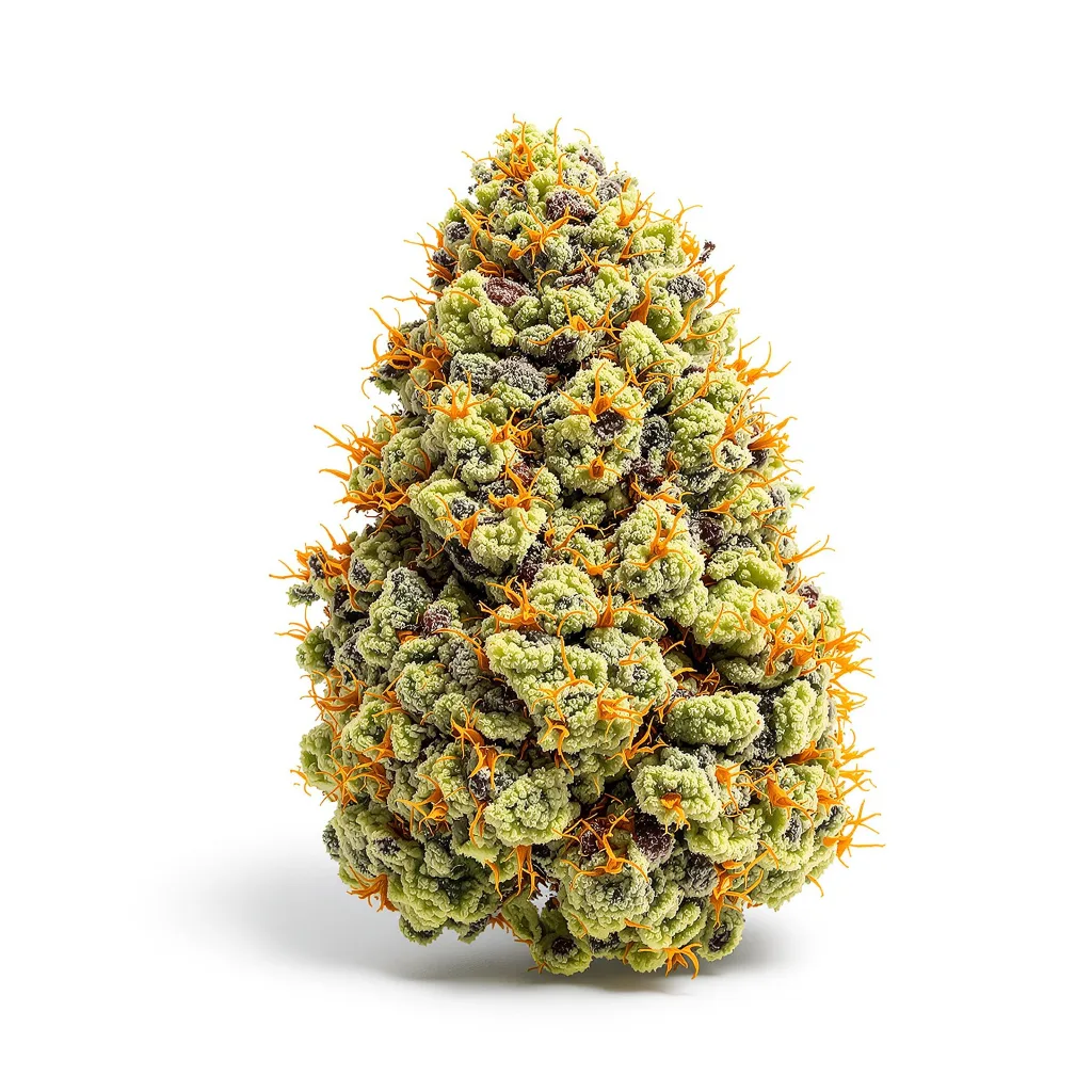 Lemon Jack 25% indica / 75% sativa flower with visible trichomes