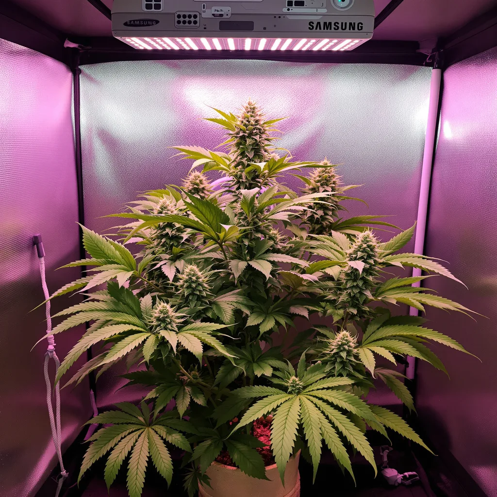 London Pound Cake cannabis plant in flowering stage — 90-130 cm feminised