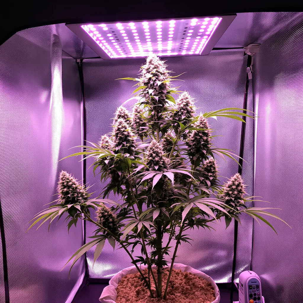 Longbottom Leaf cannabis plant in flowering stage — 120-180 cm feminised