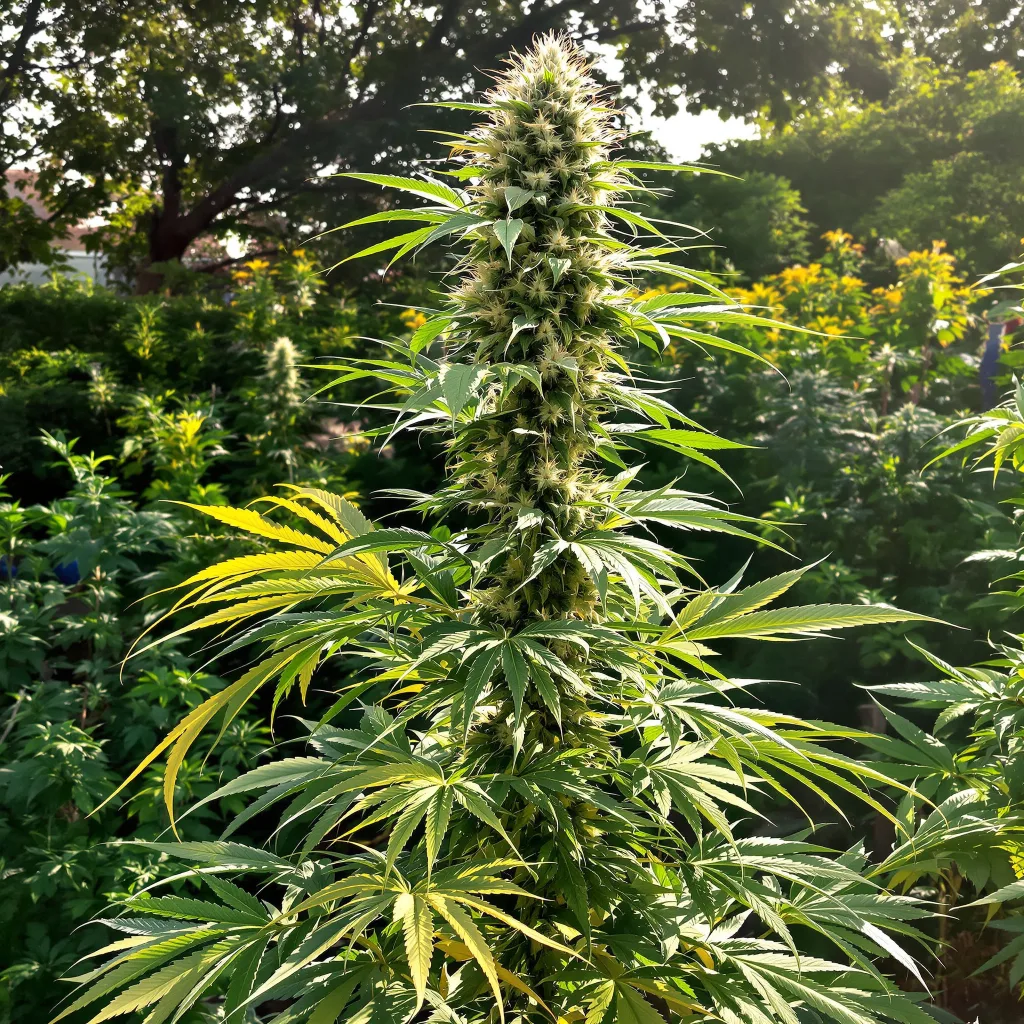 Lucid Dream 20% indica / 80% sativa flower with visible trichomes
