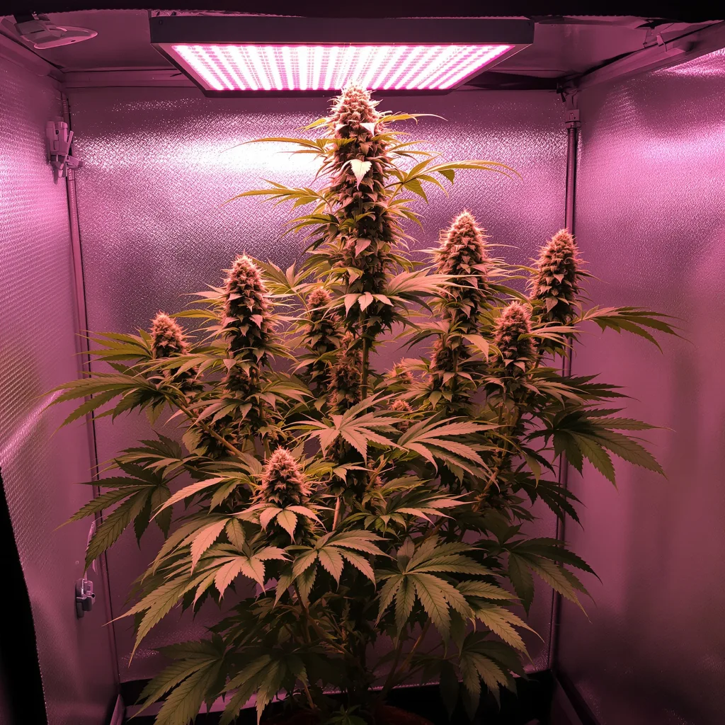 Lucid Dream Kush cannabis plant in flowering stage — 60-100 cm autoflower