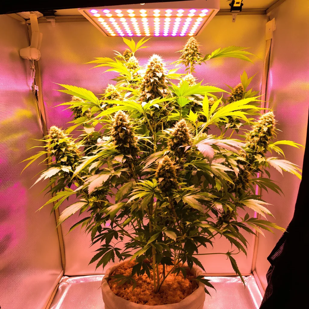 Lucky Dog cannabis plant in flowering stage — 90-130 cm feminised