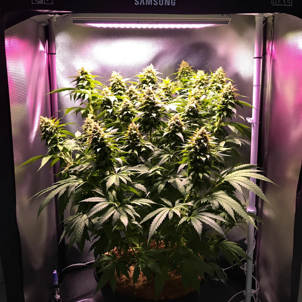 Mag Landrace cannabis plant in flowering stage — 90-130 cm feminised