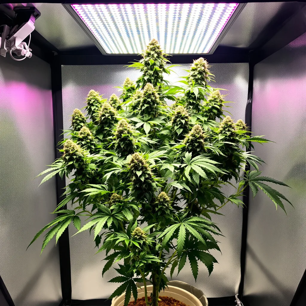Mandala #1 cannabis plant in flowering stage — 60-100 cm autoflower