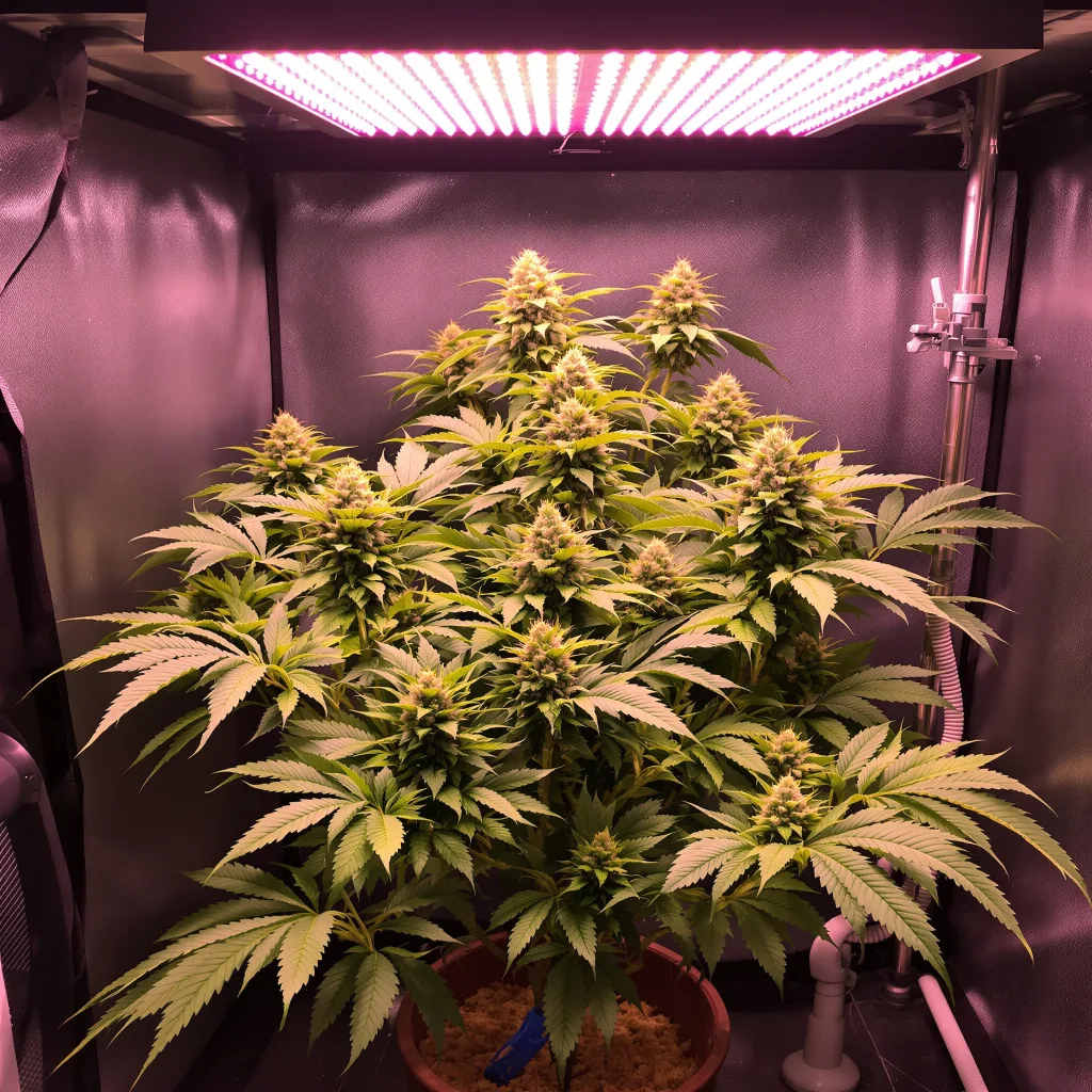 Mandarine cannabis plant in flowering stage — 90-130 cm feminised