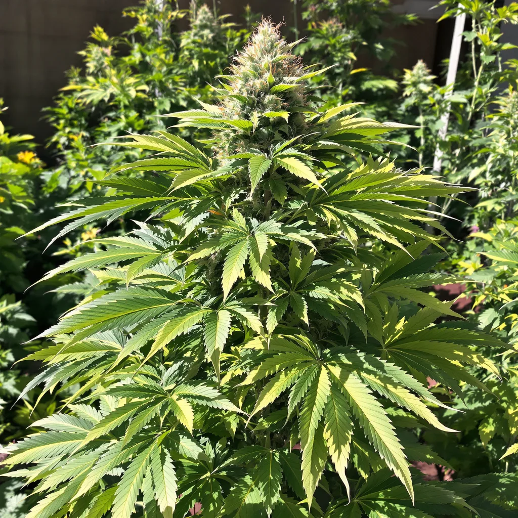Marionberry Kush 80% indica / 20% sativa flower with visible trichomes