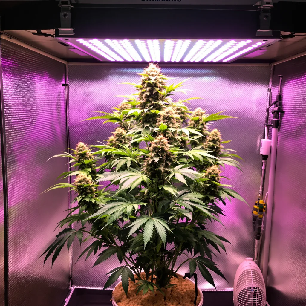 Master Jedi cannabis plant in flowering stage — 60-100 cm autoflower