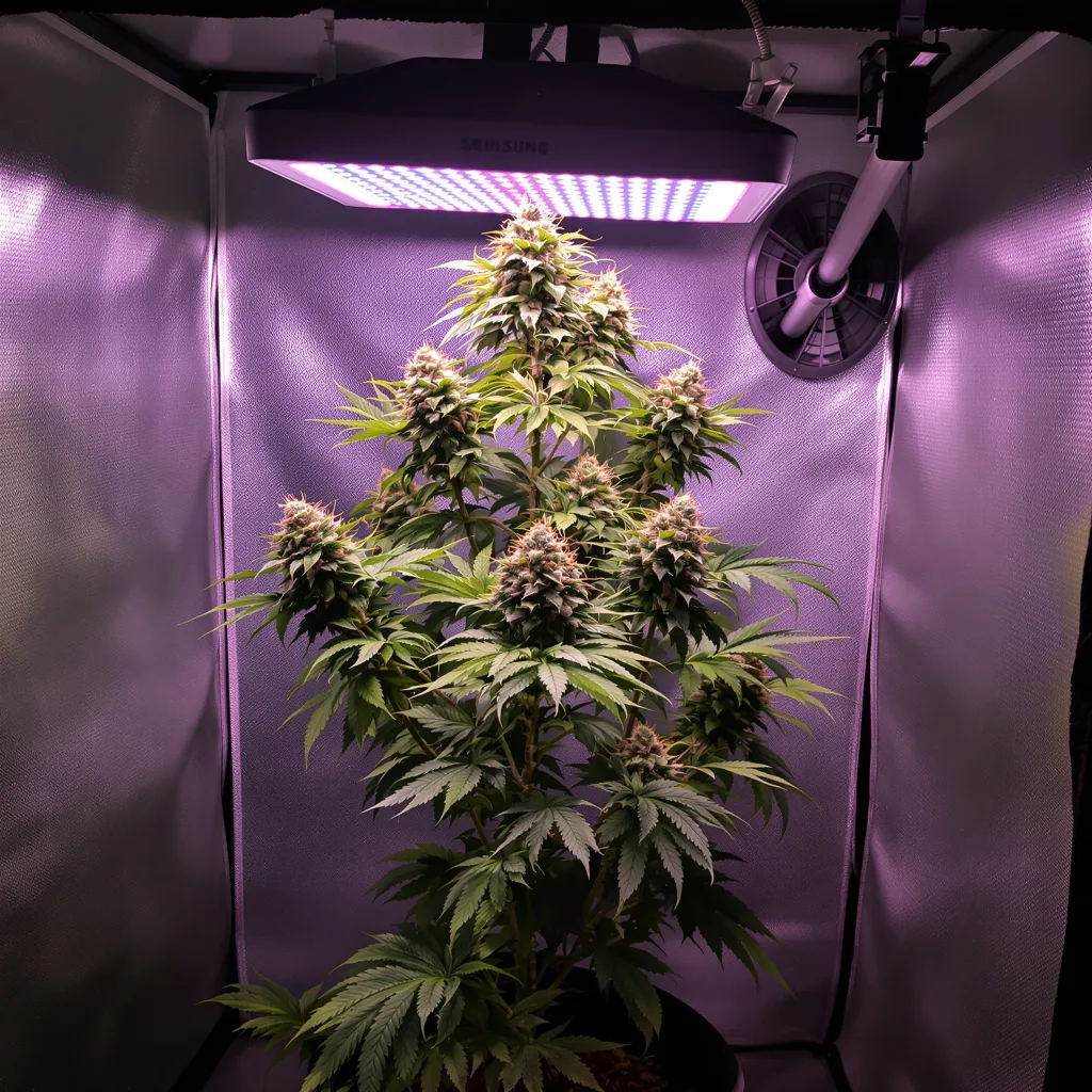 Maxi Gom cannabis plant in flowering stage — 60-100 cm autoflower