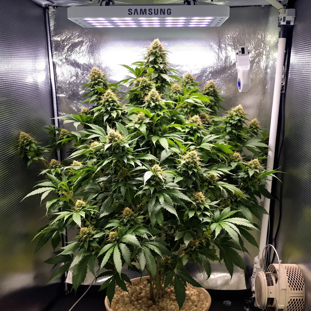 Mazar cannabis plant in flowering stage — 70-80 cm autoflower