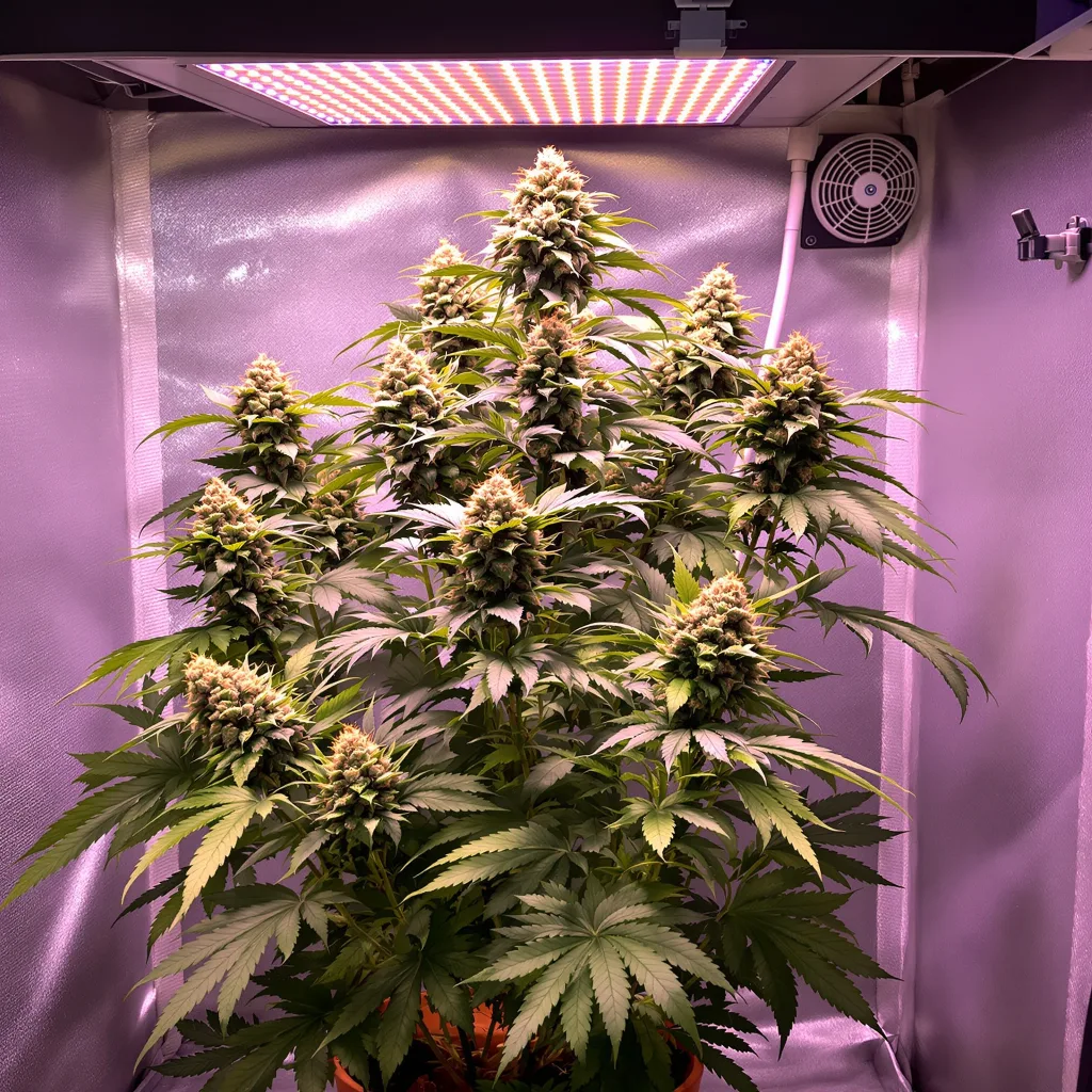 Medibud cannabis plant in flowering stage — 120-180 cm feminised