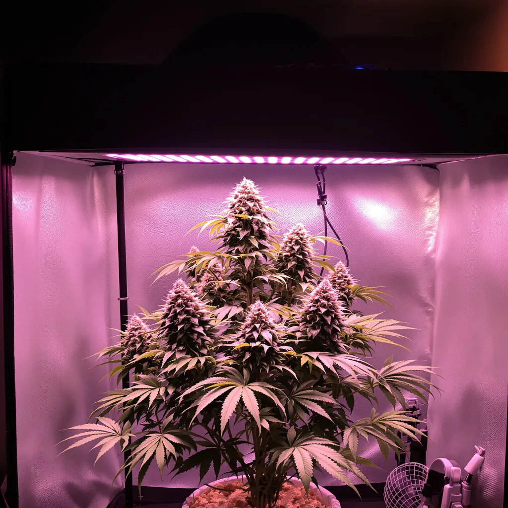 Medicine Man cannabis plant in flowering stage — 60-100 cm autoflower