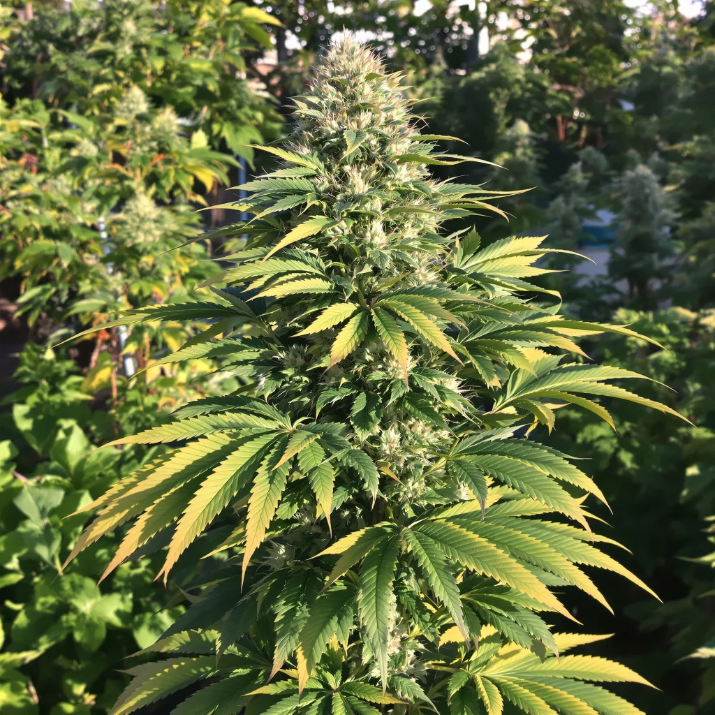 Medicine Man 80% indica / 20% sativa flower with visible trichomes