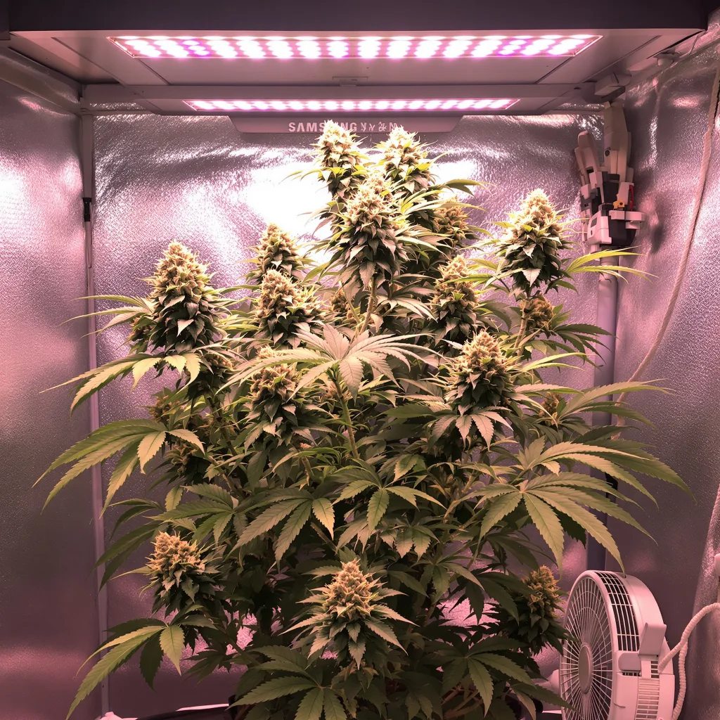 Mendo Breath cannabis plant in flowering stage — 120-180 cm feminised