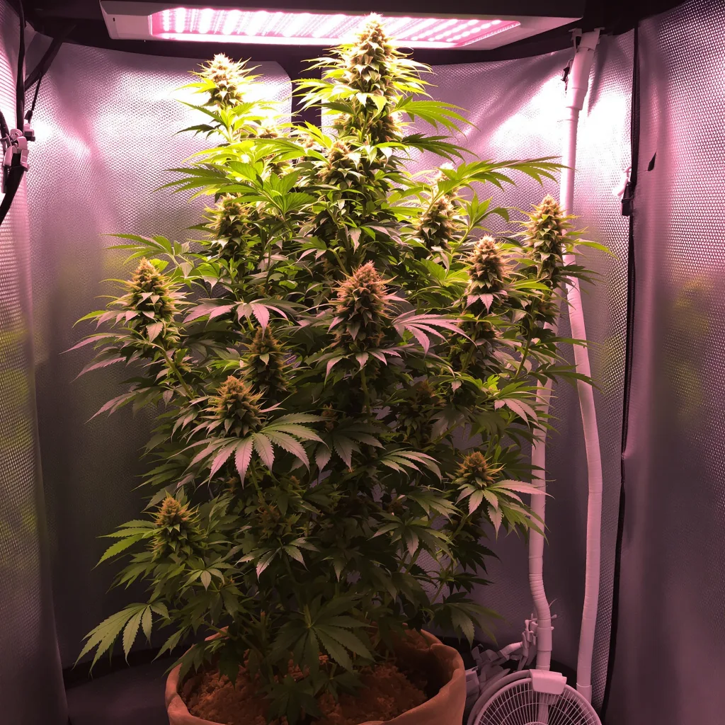 Mimosa cannabis plant in flowering stage — 90 - 150 cm autoflower