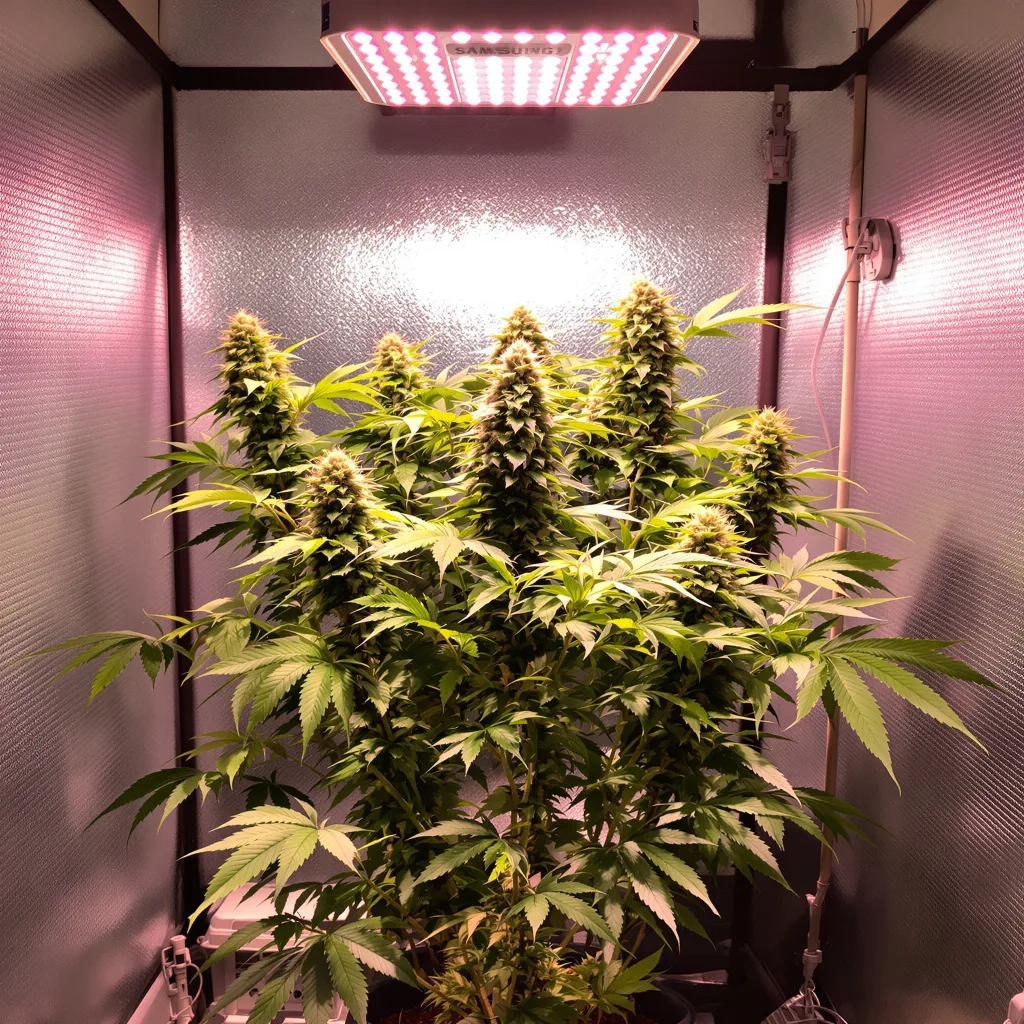 Mint Chocolate cannabis plant in flowering stage — 90-130 cm feminised