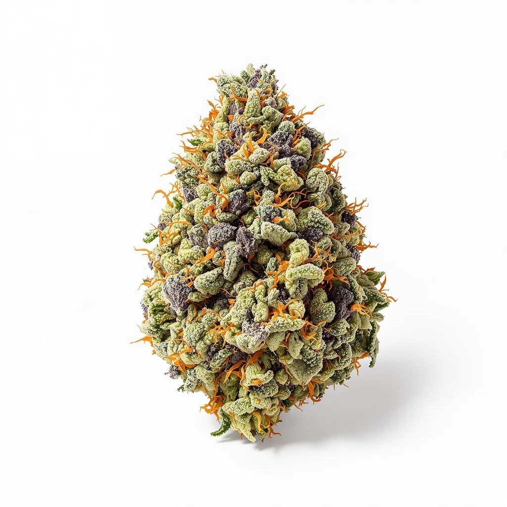 MK Ultra 50% indica / 50% sativa flower with visible trichomes