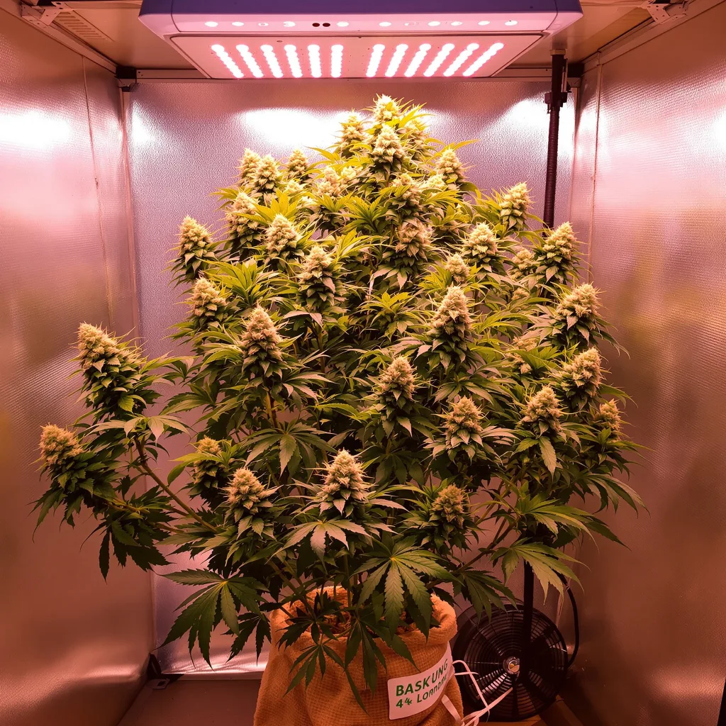 Mob Boss cannabis plant in flowering stage — 60-100 cm autoflower