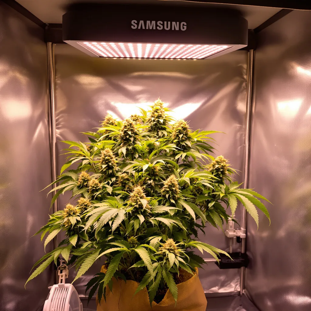 Money Maker cannabis plant in flowering stage — 60-100 cm autoflower