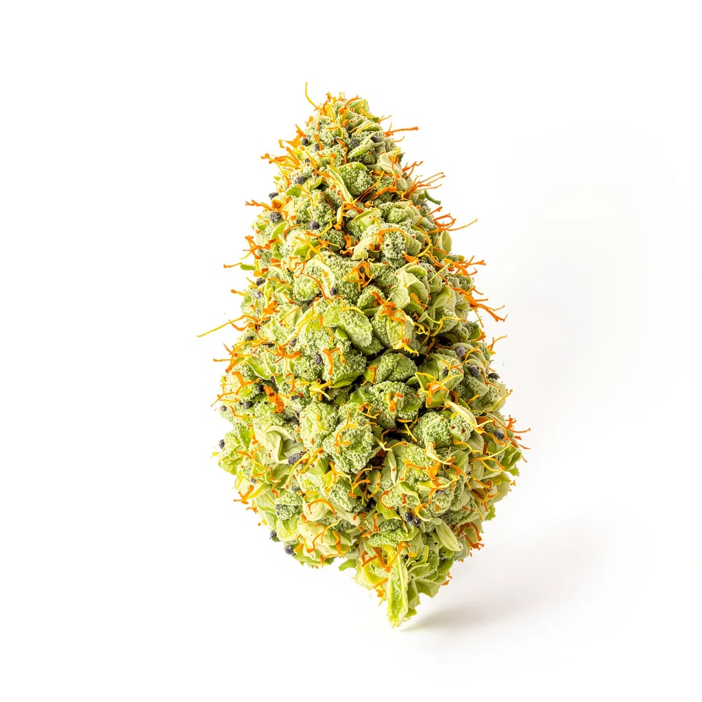 Montana Silvertip 25% indica / 75% sativa flower with visible trichomes