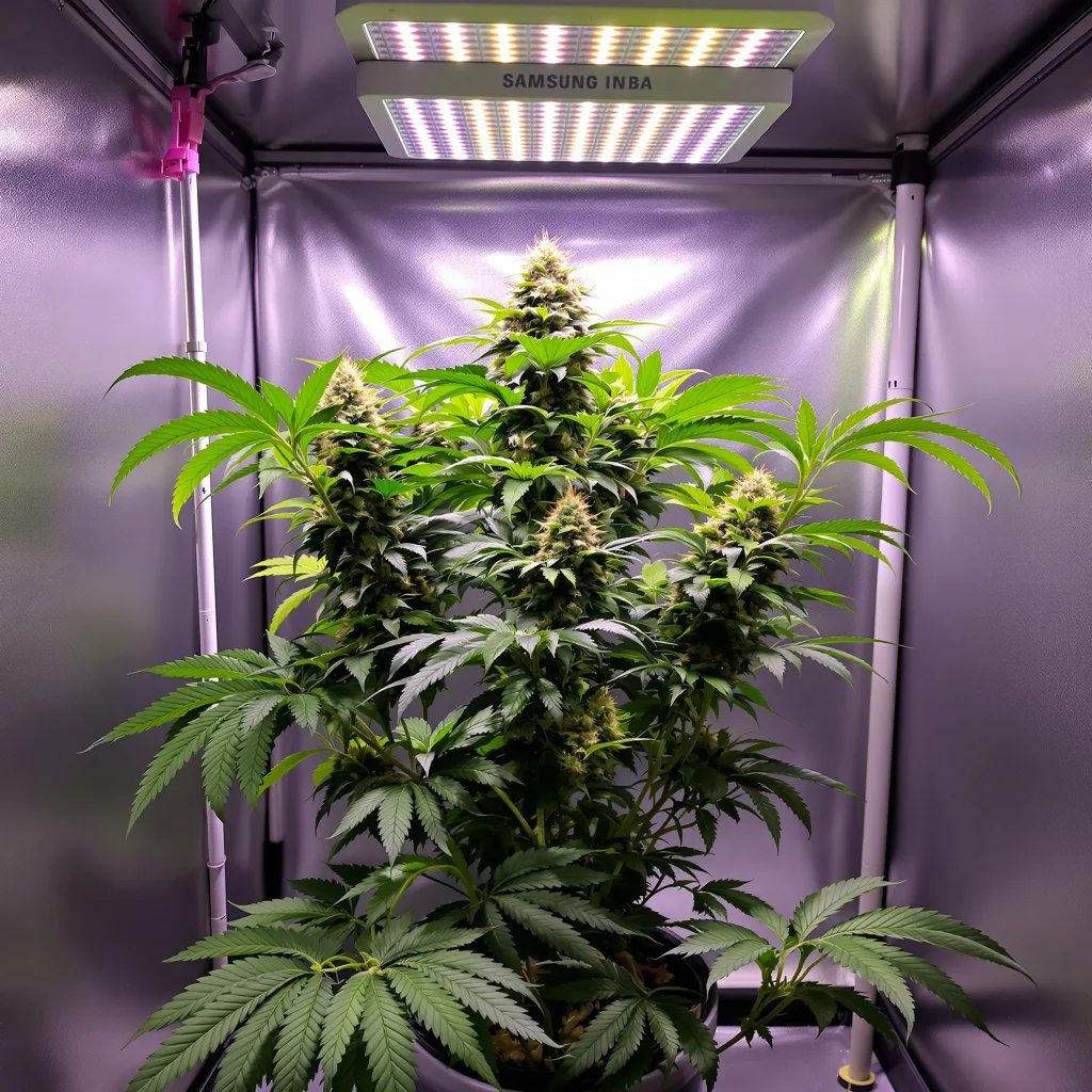 Neptune OG cannabis plant in flowering stage — 90-130 cm feminised