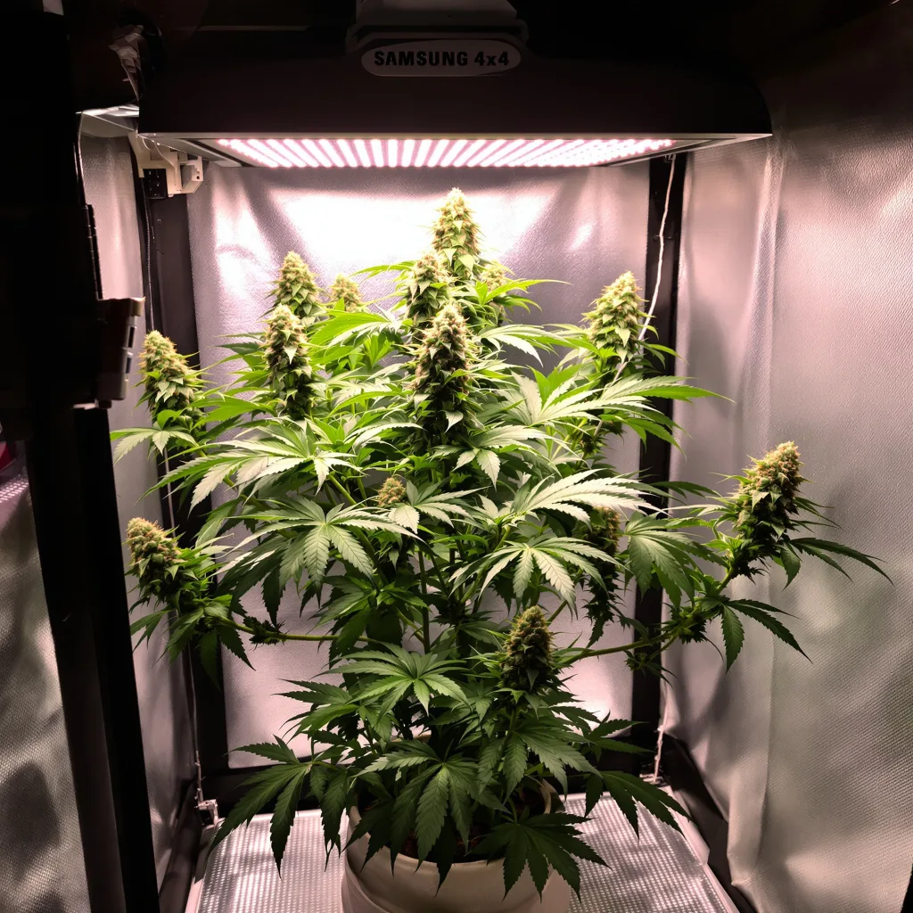 New Glue cannabis plant in flowering stage — 60-100 cm autoflower