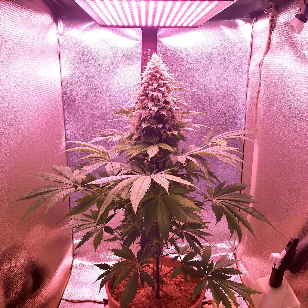Nicole Kush cannabis plant in flowering stage — 90-130 cm feminised